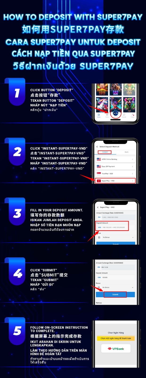 Super7Pay VND Deposit AiPlay